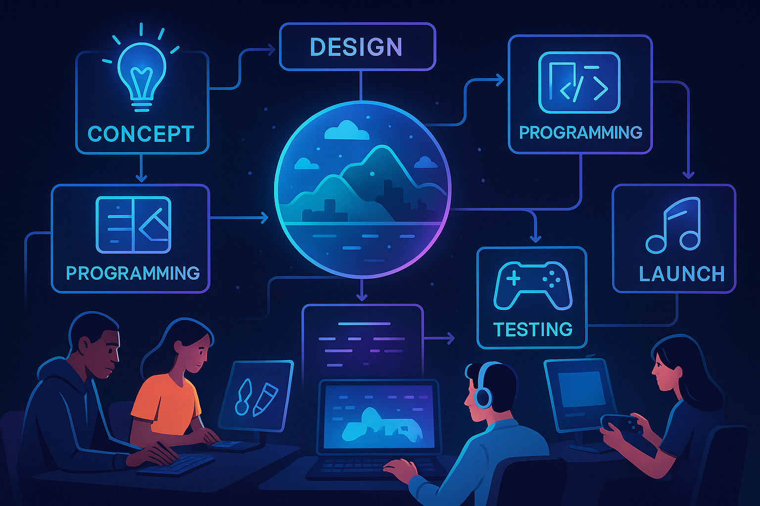 Vi Video Development Exploring the Complex World of Video Game Development: Key Stages and ...